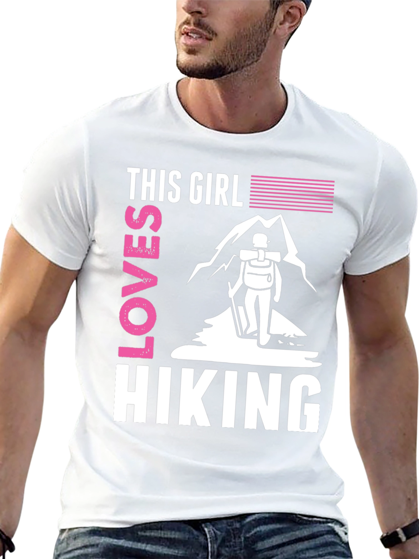 This Girl Loves Hiking T-Shirt