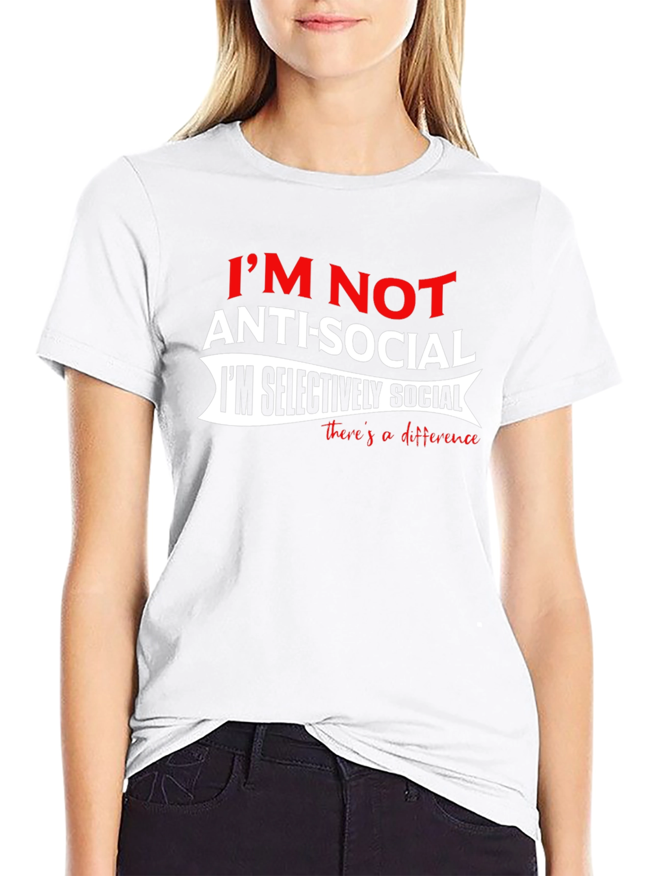 Im Not Anti-Social T-Shirt