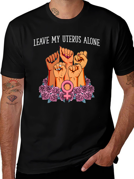 Feminist Uterus Rights Graphic Tee