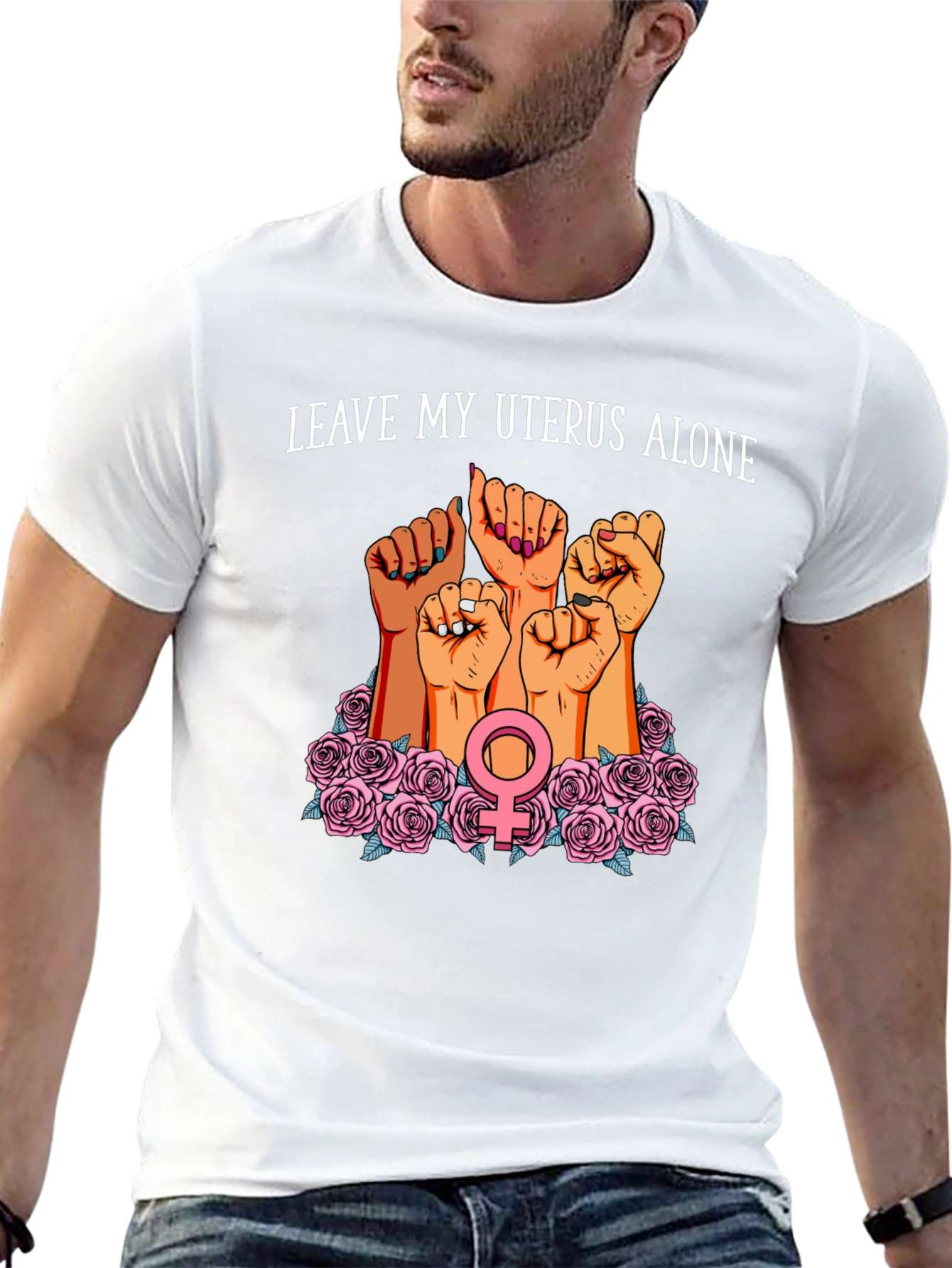 Feminist Uterus Rights Graphic Tee