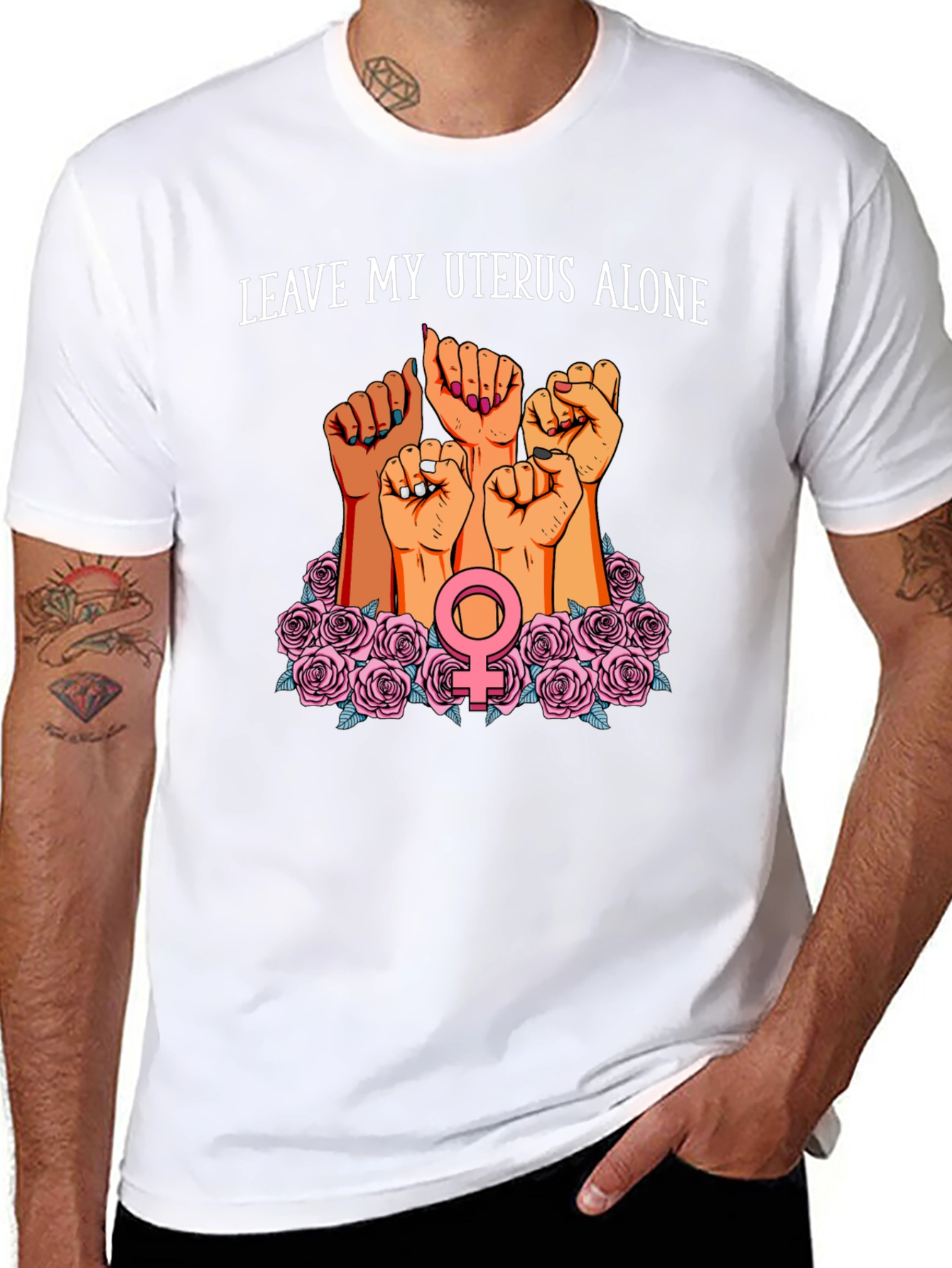 Feminist Uterus Rights Graphic Tee