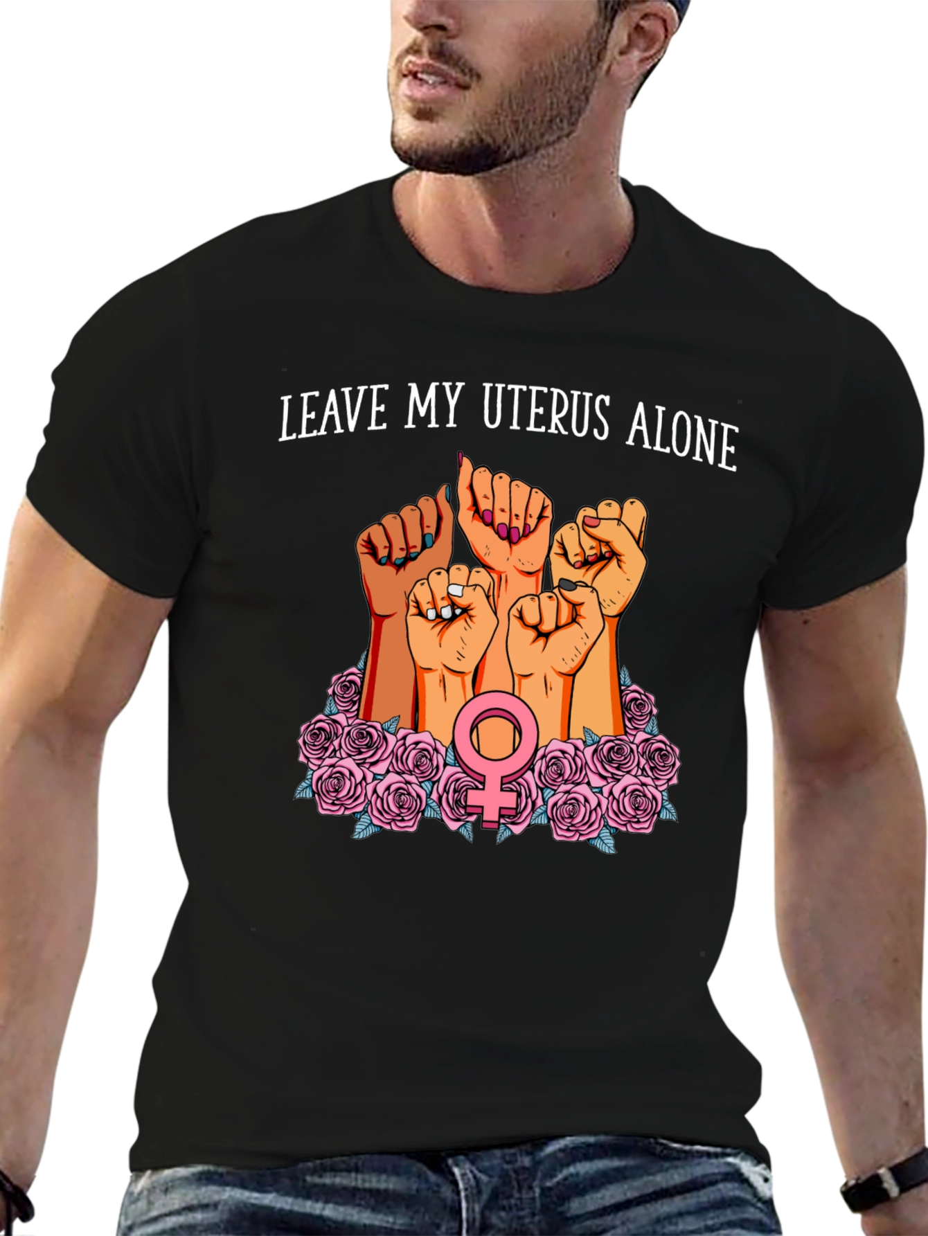 Feminist Uterus Rights Graphic Tee
