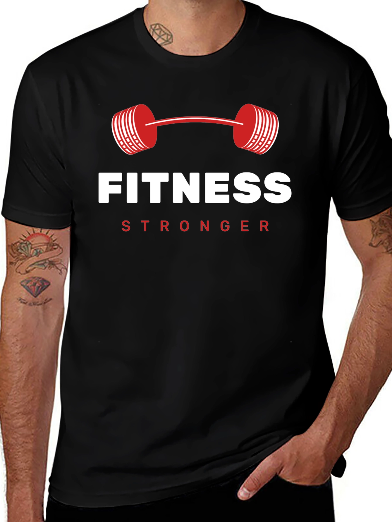 Fitness Stronger Graphic T-Shirt