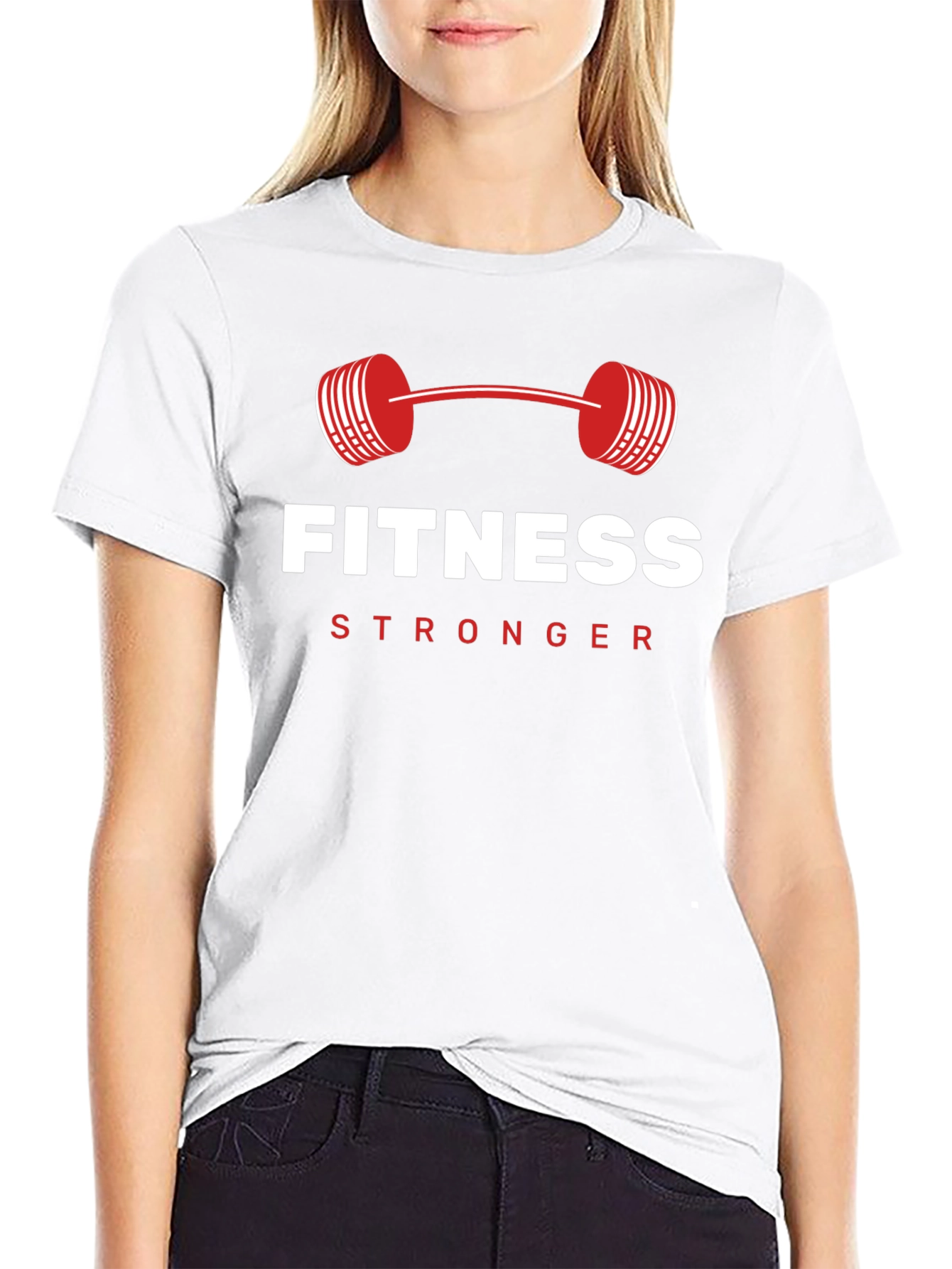 Fitness Stronger Graphic T-Shirt