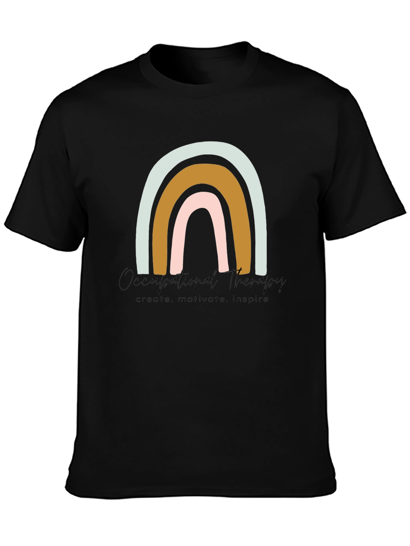Occupational Therapy Rainbow Graphic Tee