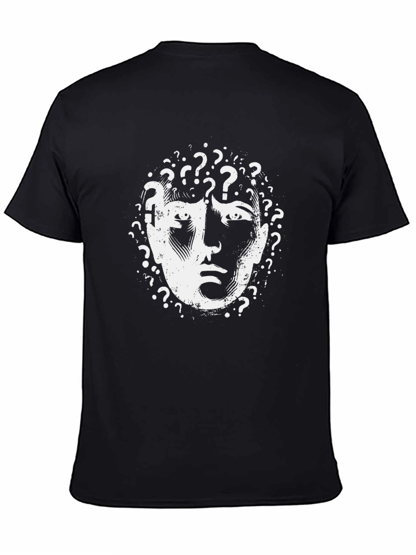 Questioning Mind T-Shirt - Black Graphic Tee