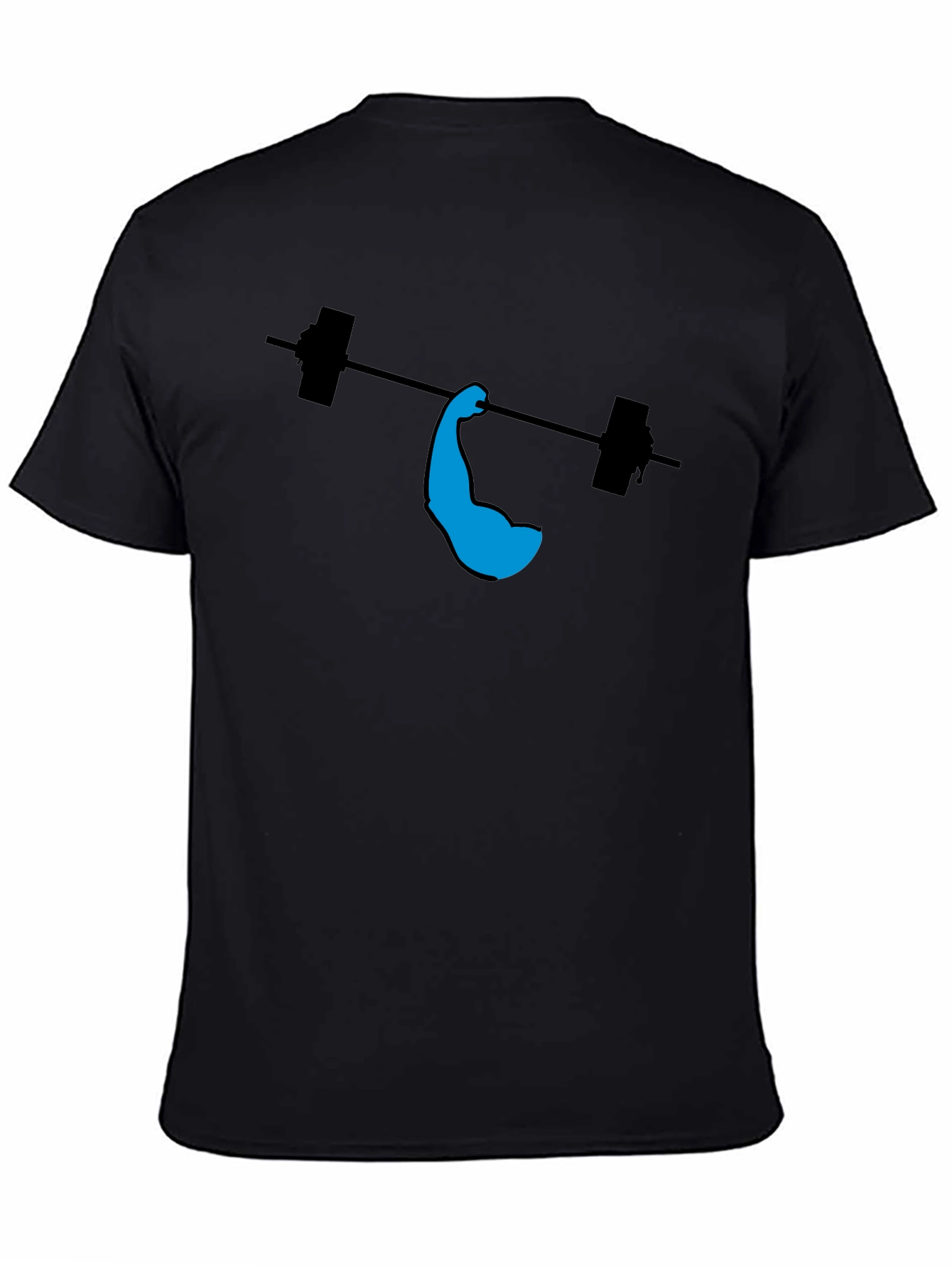 Workout Arm Black T-Shirt
