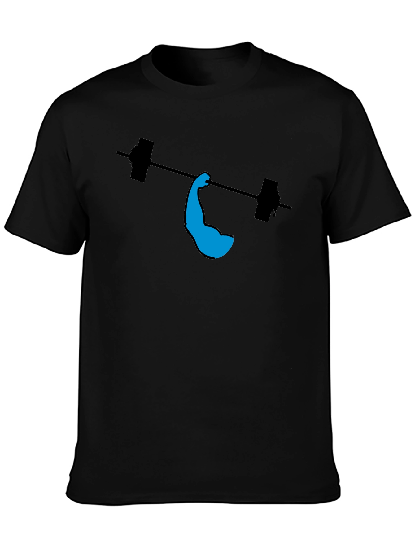 Workout Arm Black T-Shirt