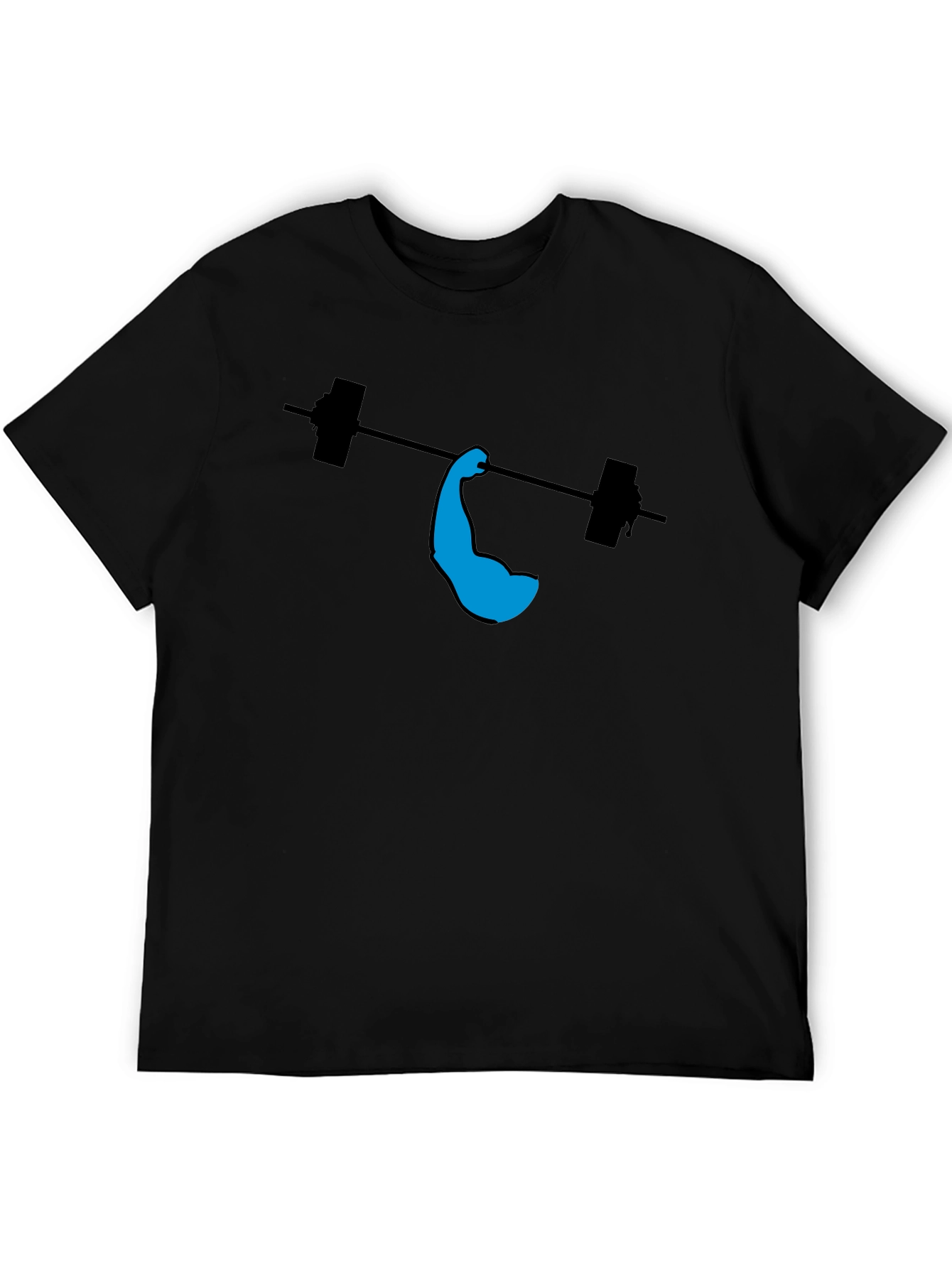 Workout Arm Black T-Shirt
