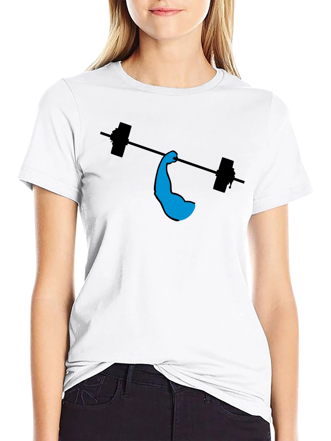 Workout Arm Black T-Shirt
