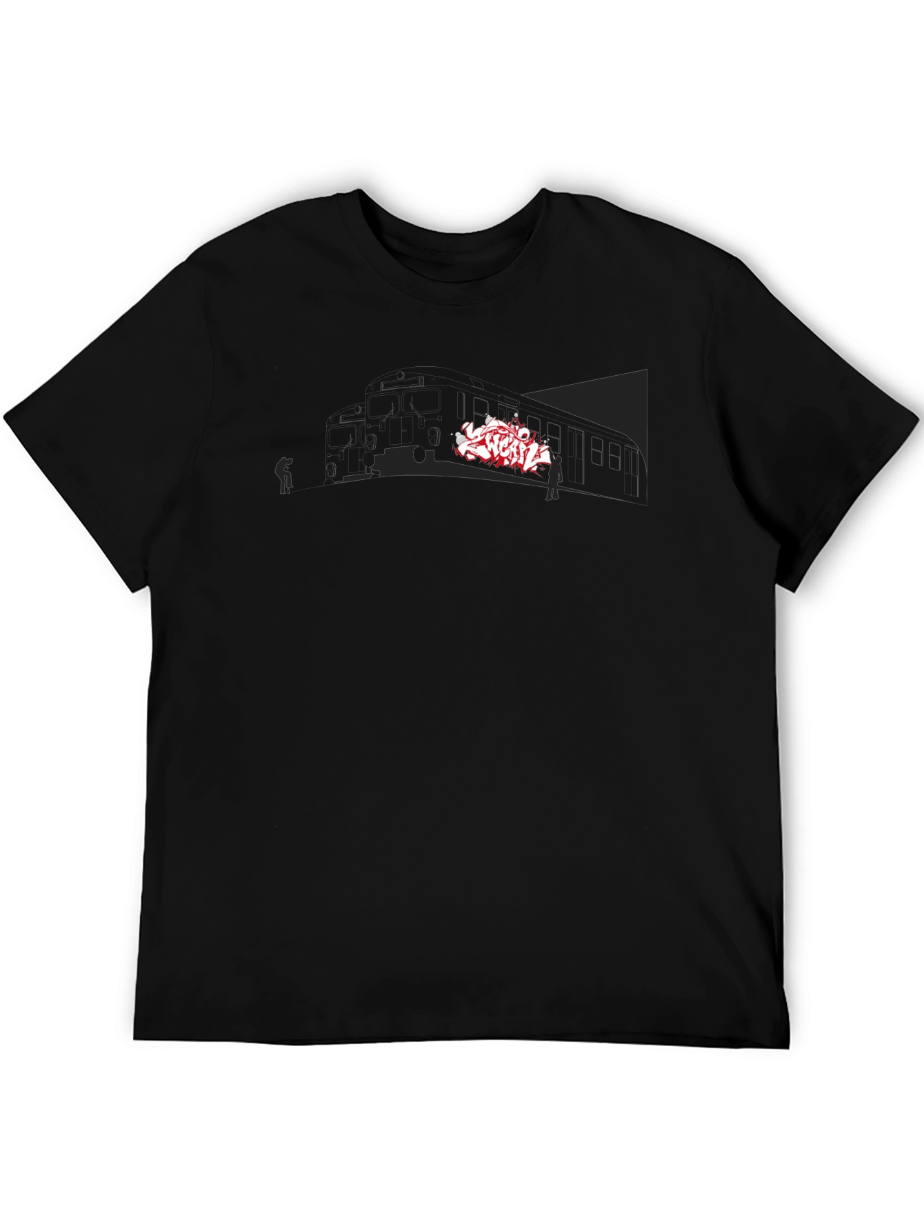 Urban Graffiti Tee - Street Art Inspired Graphic Print