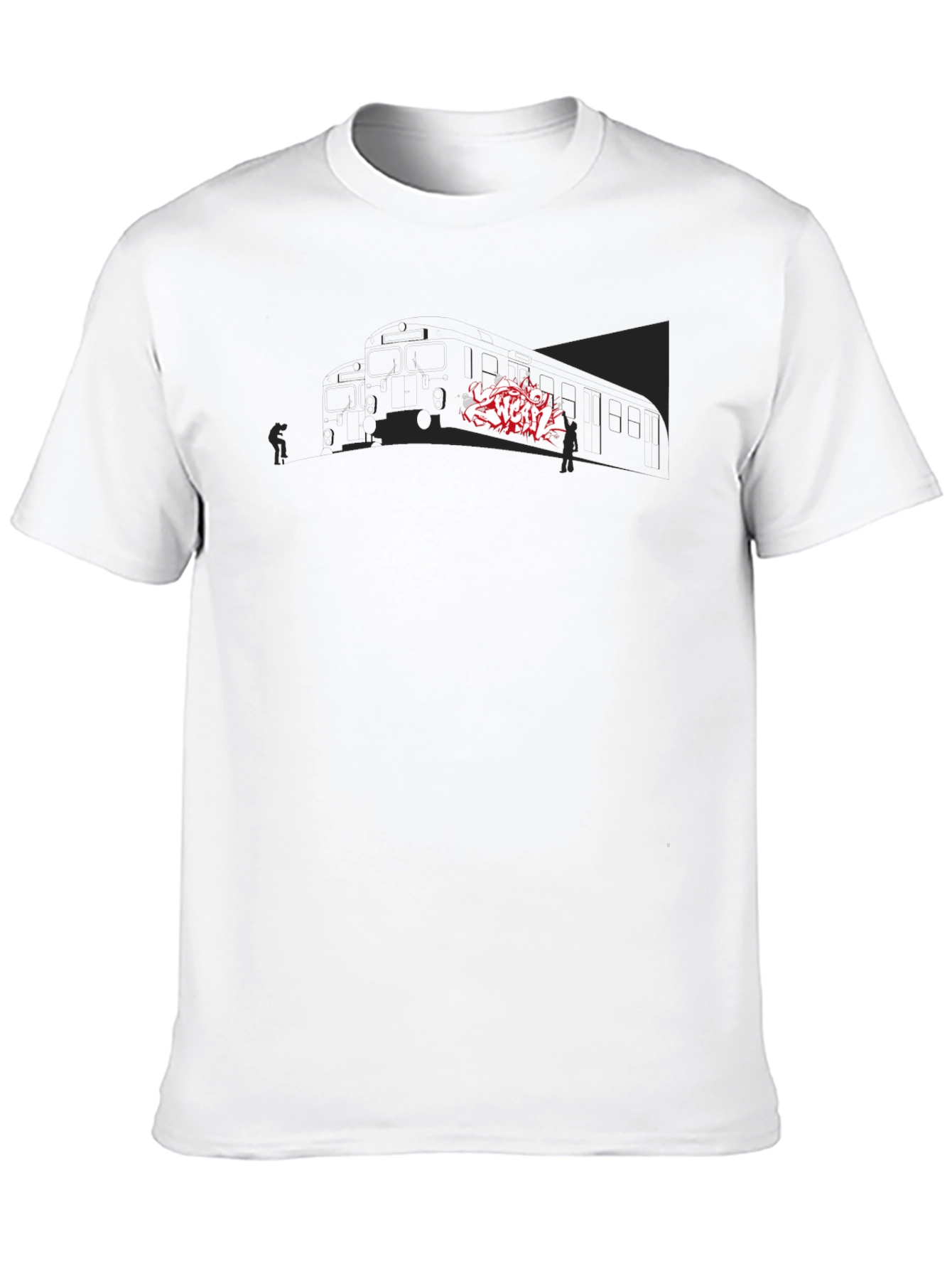 Urban Graffiti Tee - Street Art Inspired Graphic Print