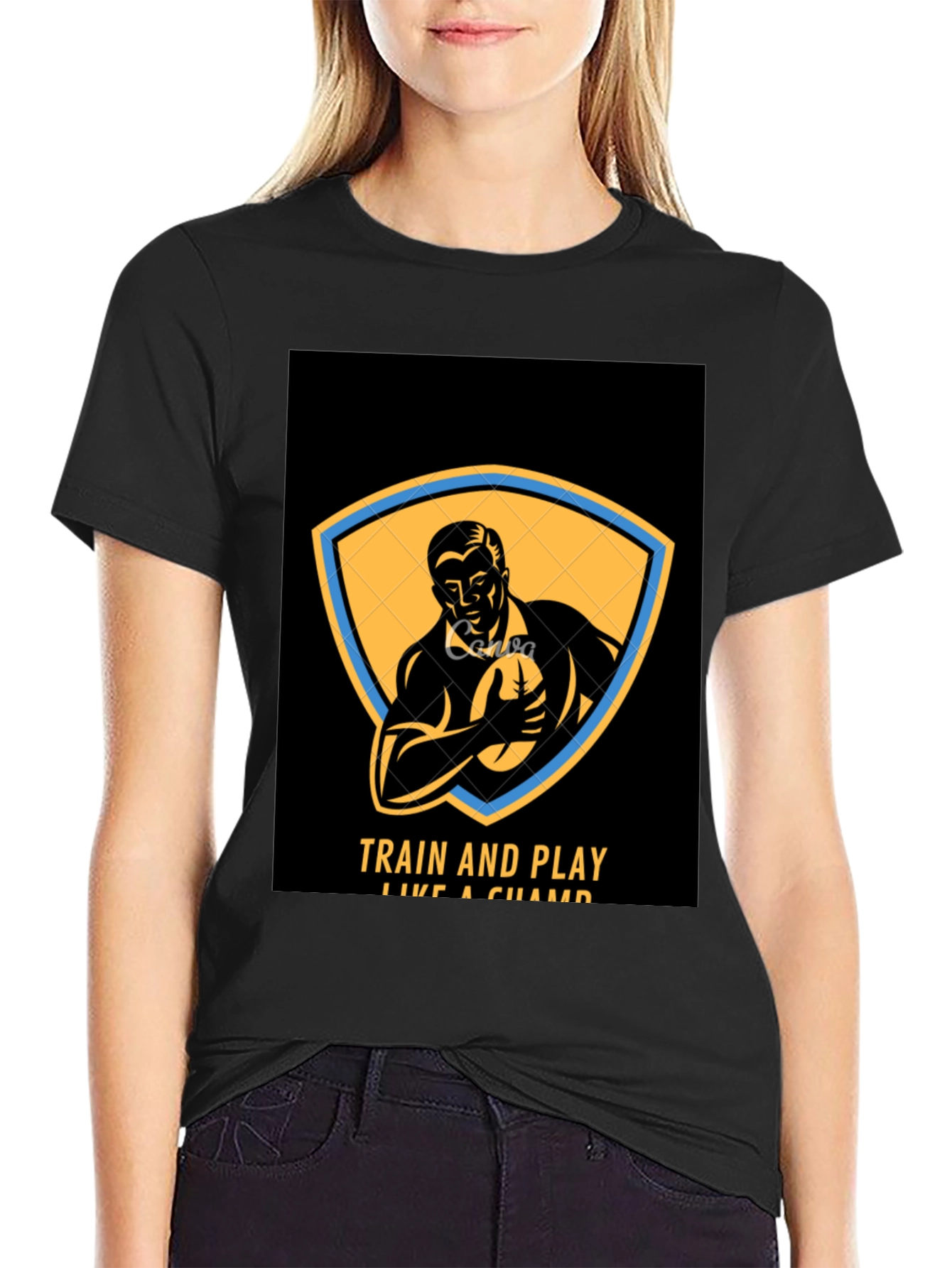 Train and Play Like a Champ T-Shirt