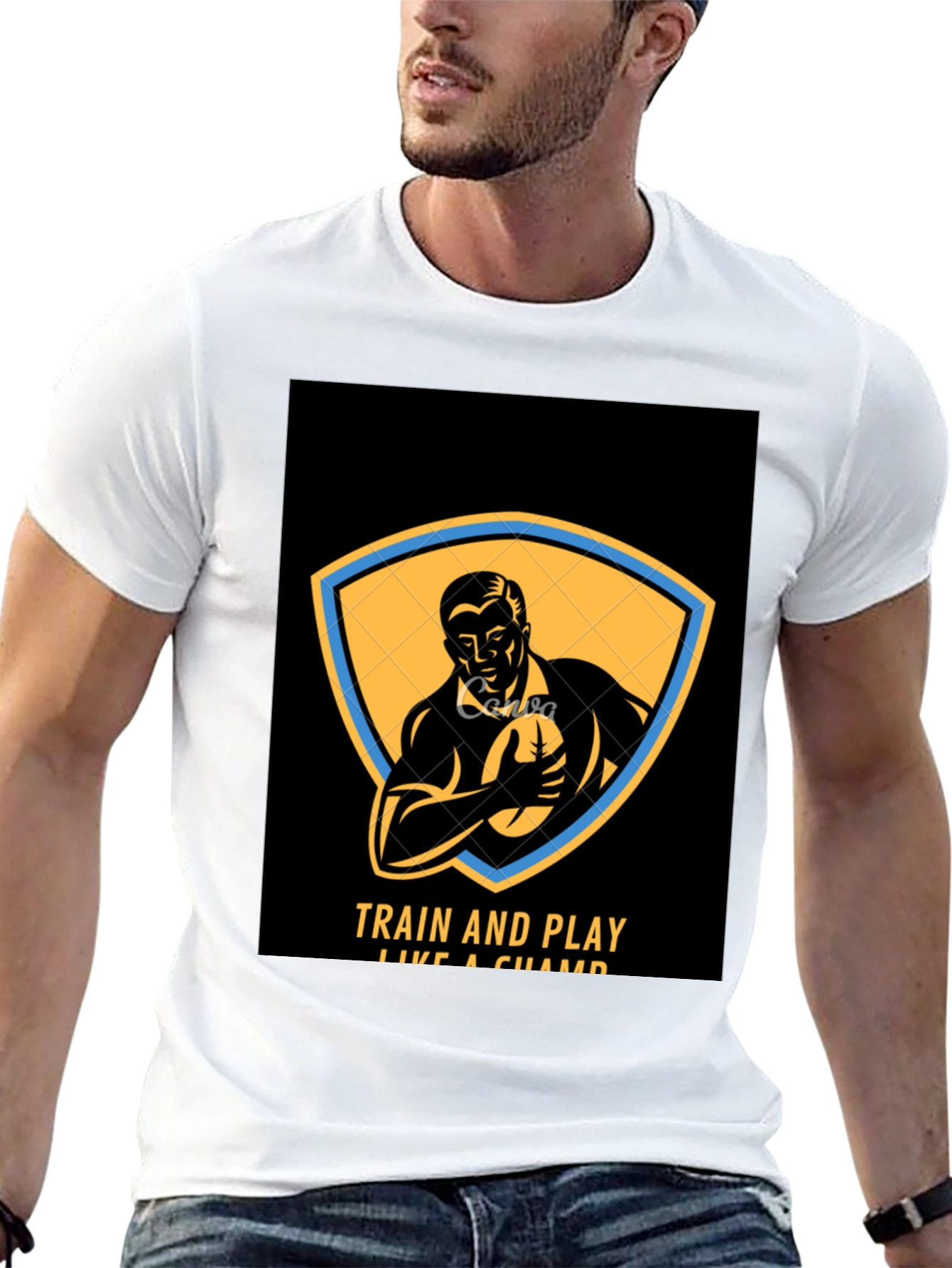 Train and Play Like a Champ T-Shirt