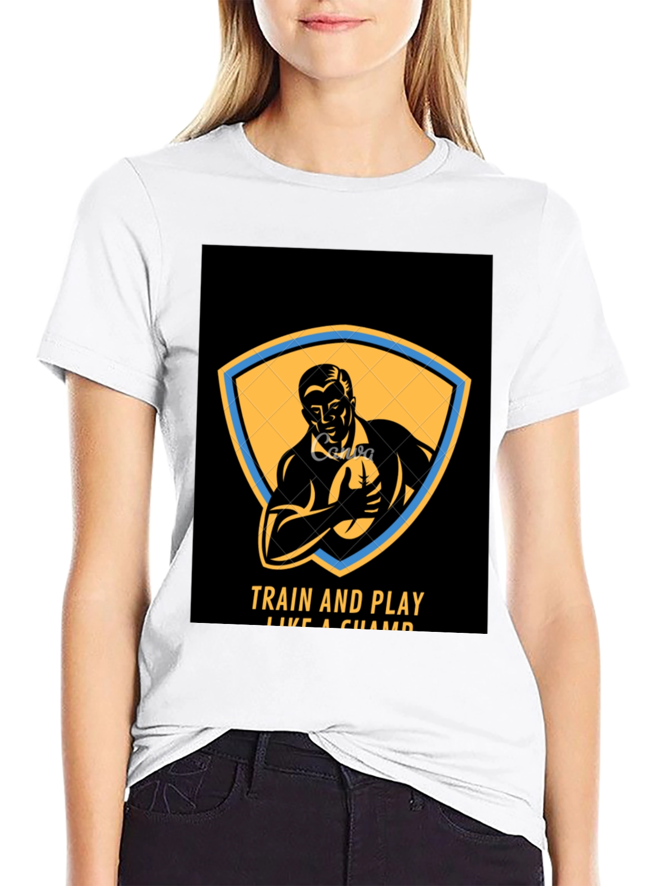 Train and Play Like a Champ T-Shirt