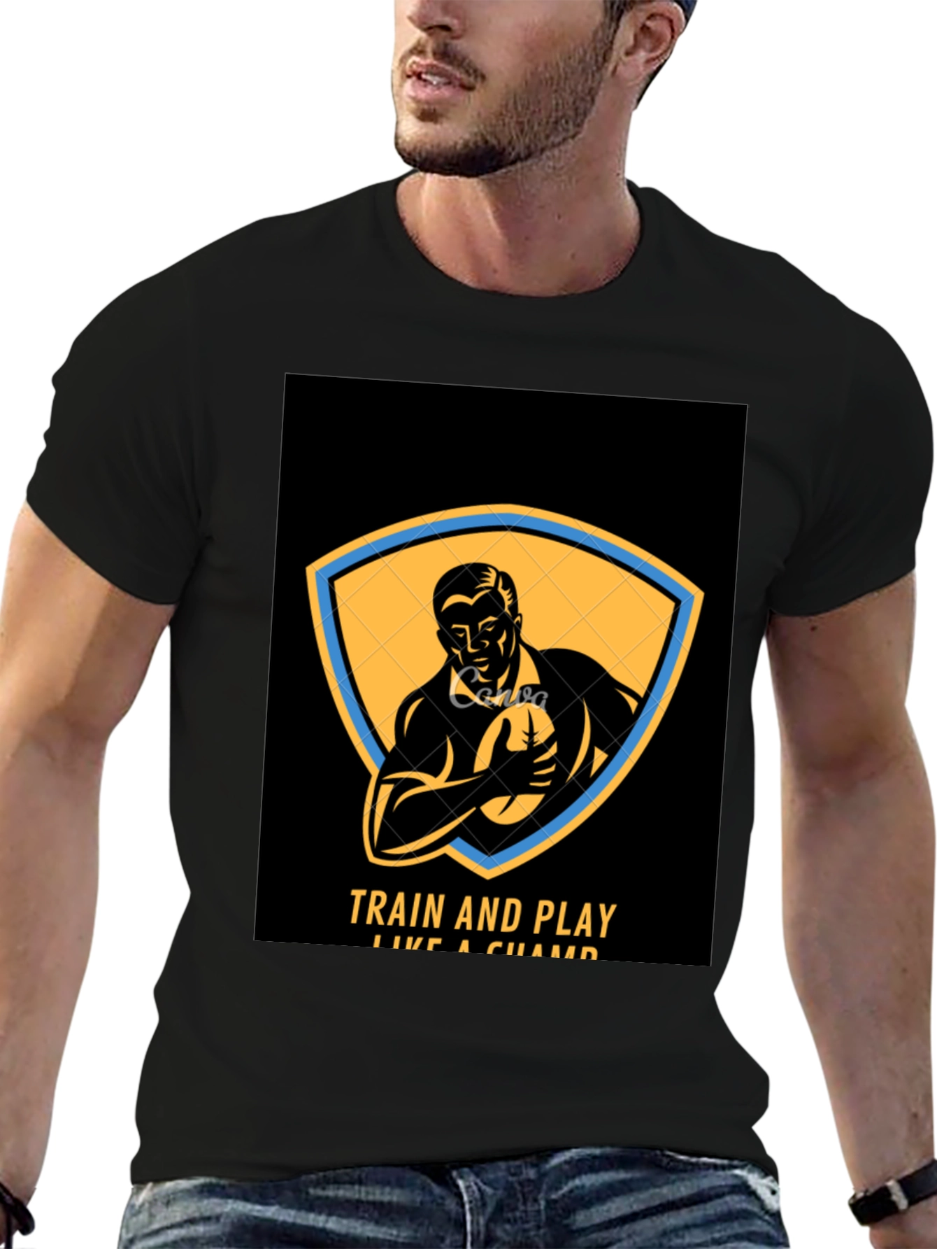 Train and Play Like a Champ T-Shirt