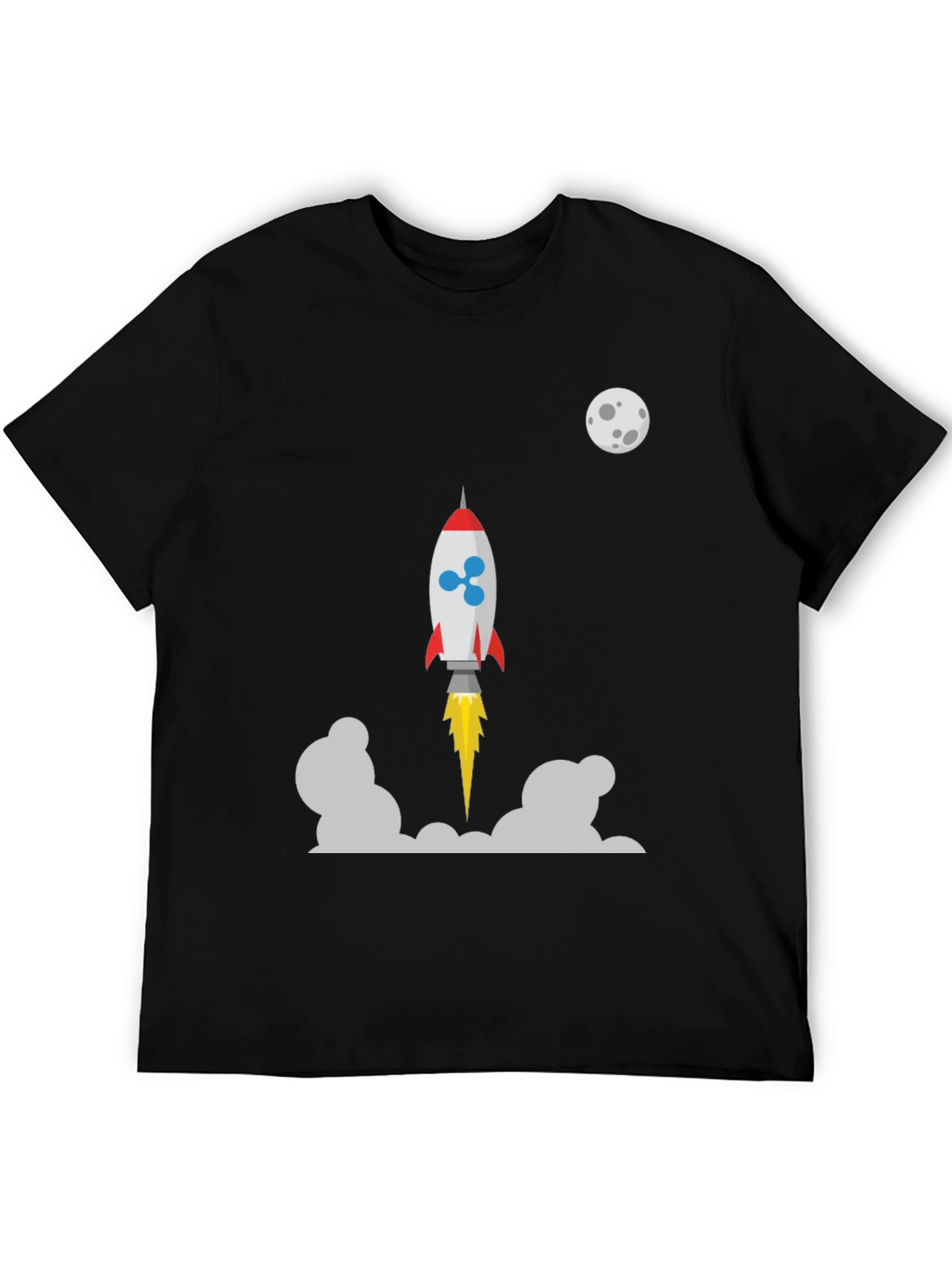 Ripple Rocket to the Moon T-Shirt - Crypto Tee