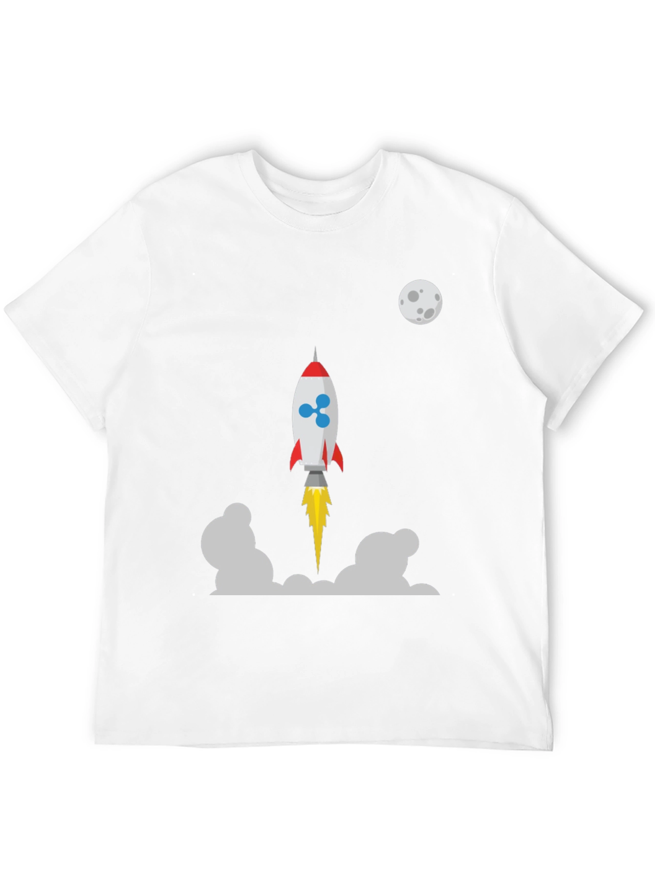 Ripple Rocket to the Moon T-Shirt - Crypto Tee