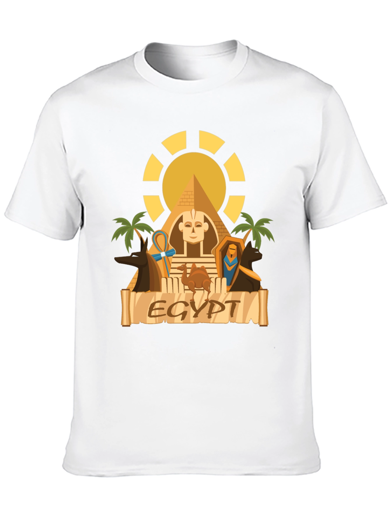 Egypt Graphic T-Shirt - Black Cotton Tee
