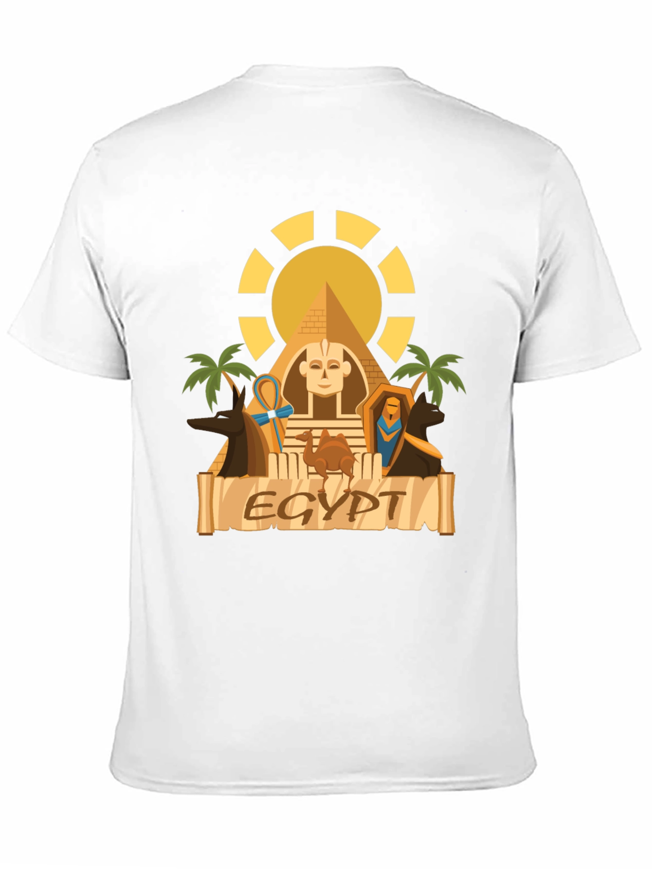 Egypt Graphic T-Shirt - Black Cotton Tee