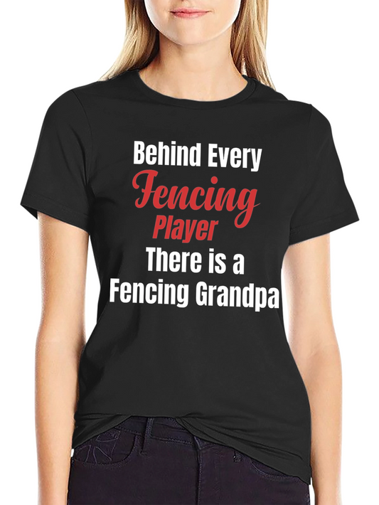 Fencing Grandpa T-Shirt - Funny Grandpa Gift