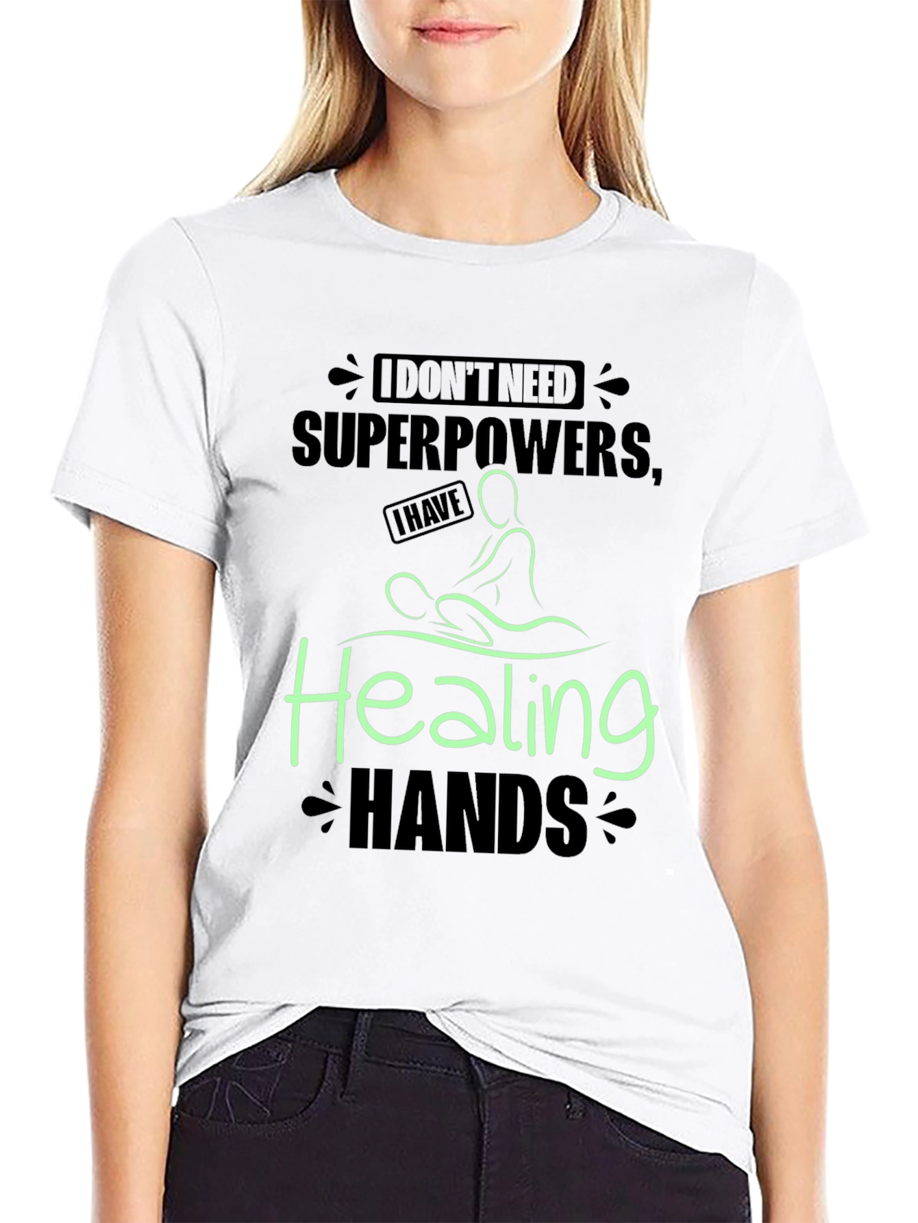 Healing Hands T-Shirt - Massage Therapist Tee