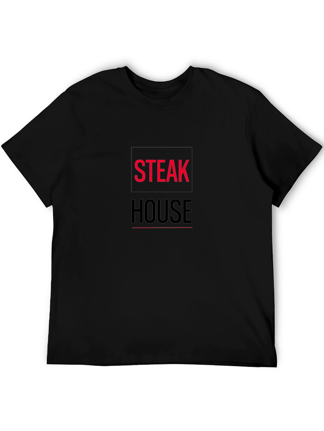 Steak House Black Graphic Tee