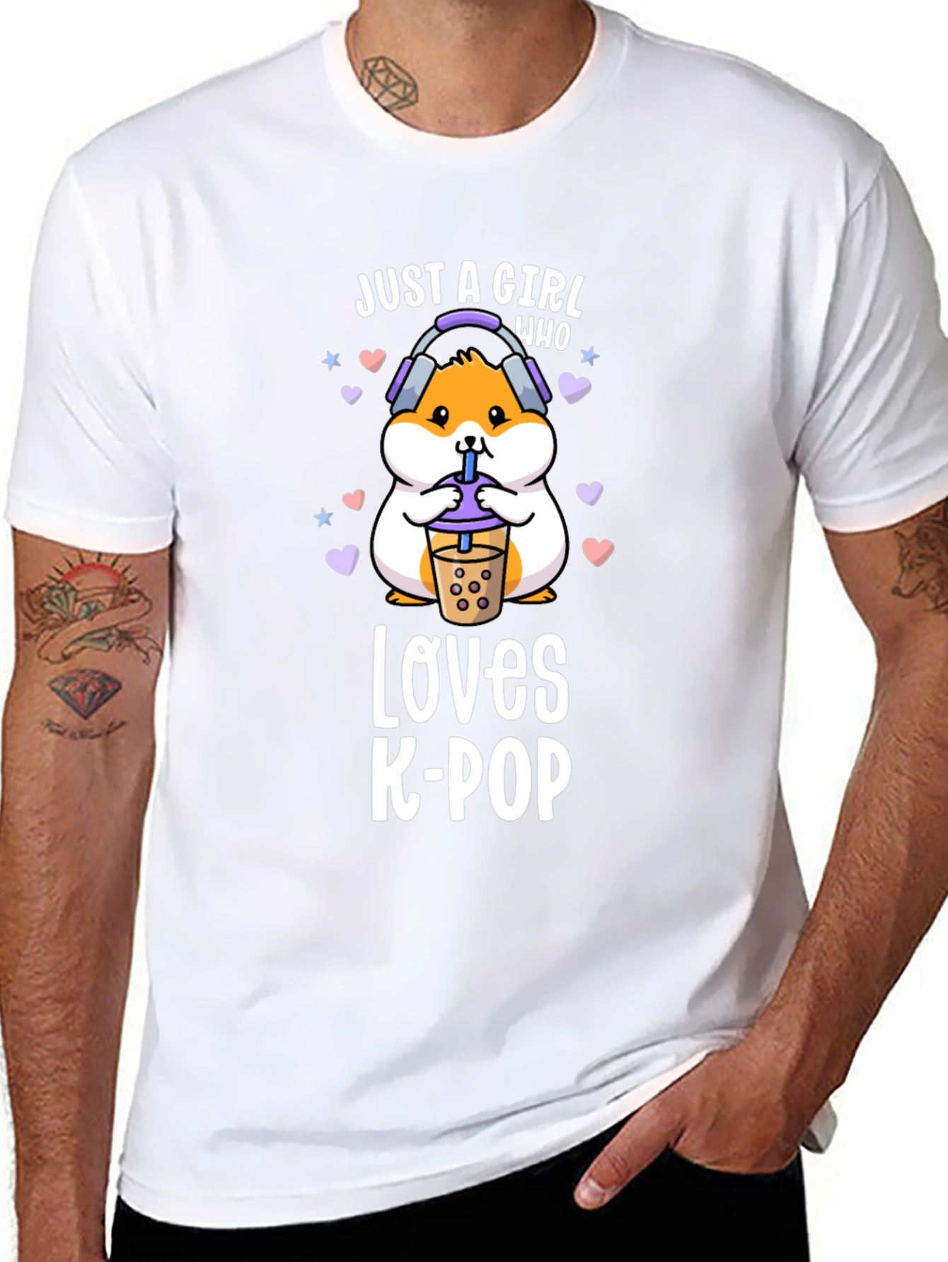 Cute Hamster K-Pop Lover T-Shirt
