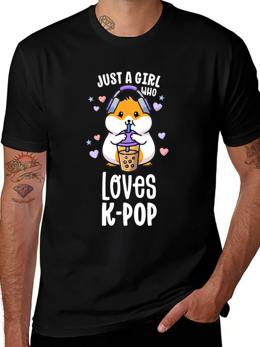 Cute Hamster K-Pop Lover T-Shirt
