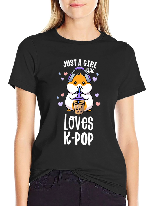 Cute Hamster K-Pop Lover T-Shirt