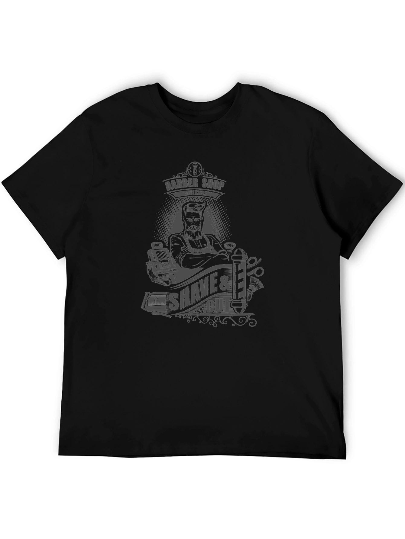 Barber Shop Shave & Cut Graphic T-Shirt