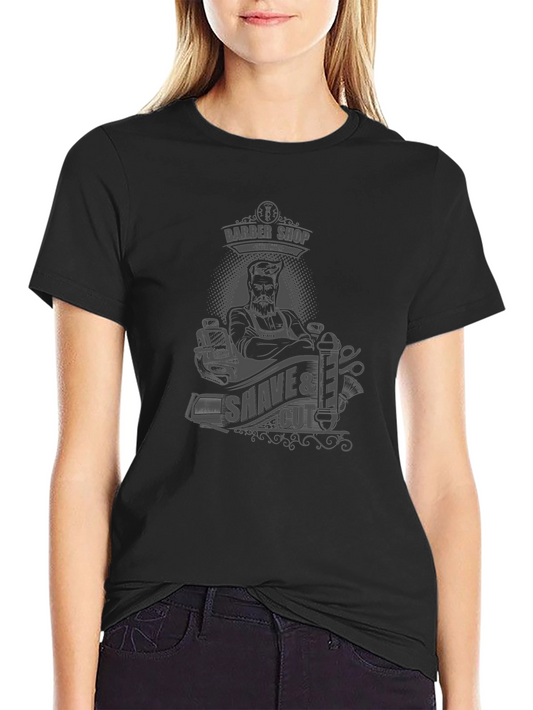 Barber Shop Shave & Cut Graphic T-Shirt