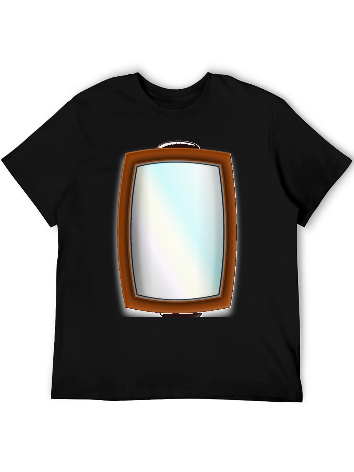 Mirror Graphic Tee - Funny Illusion T-Shirt