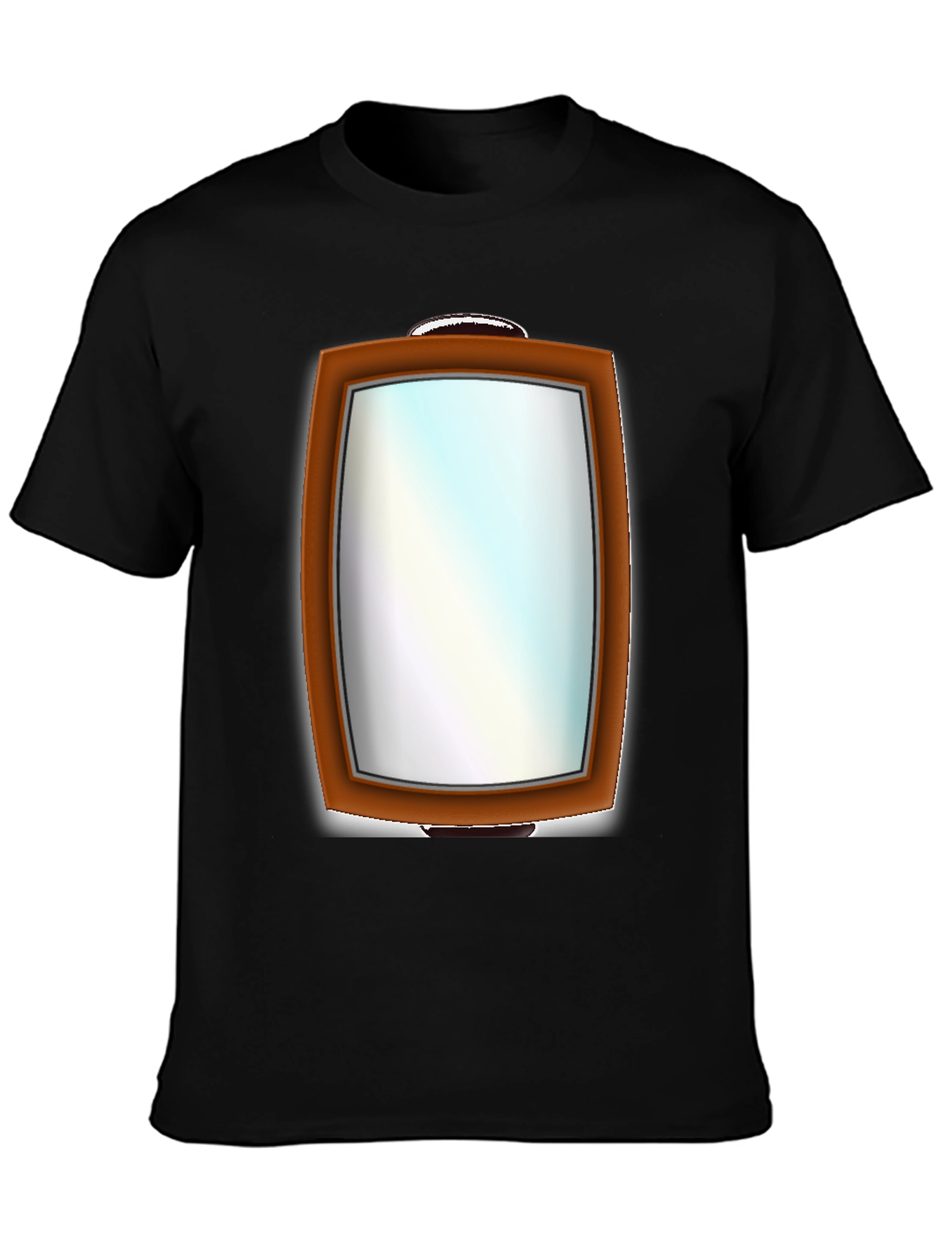Mirror Graphic Tee - Funny Illusion T-Shirt