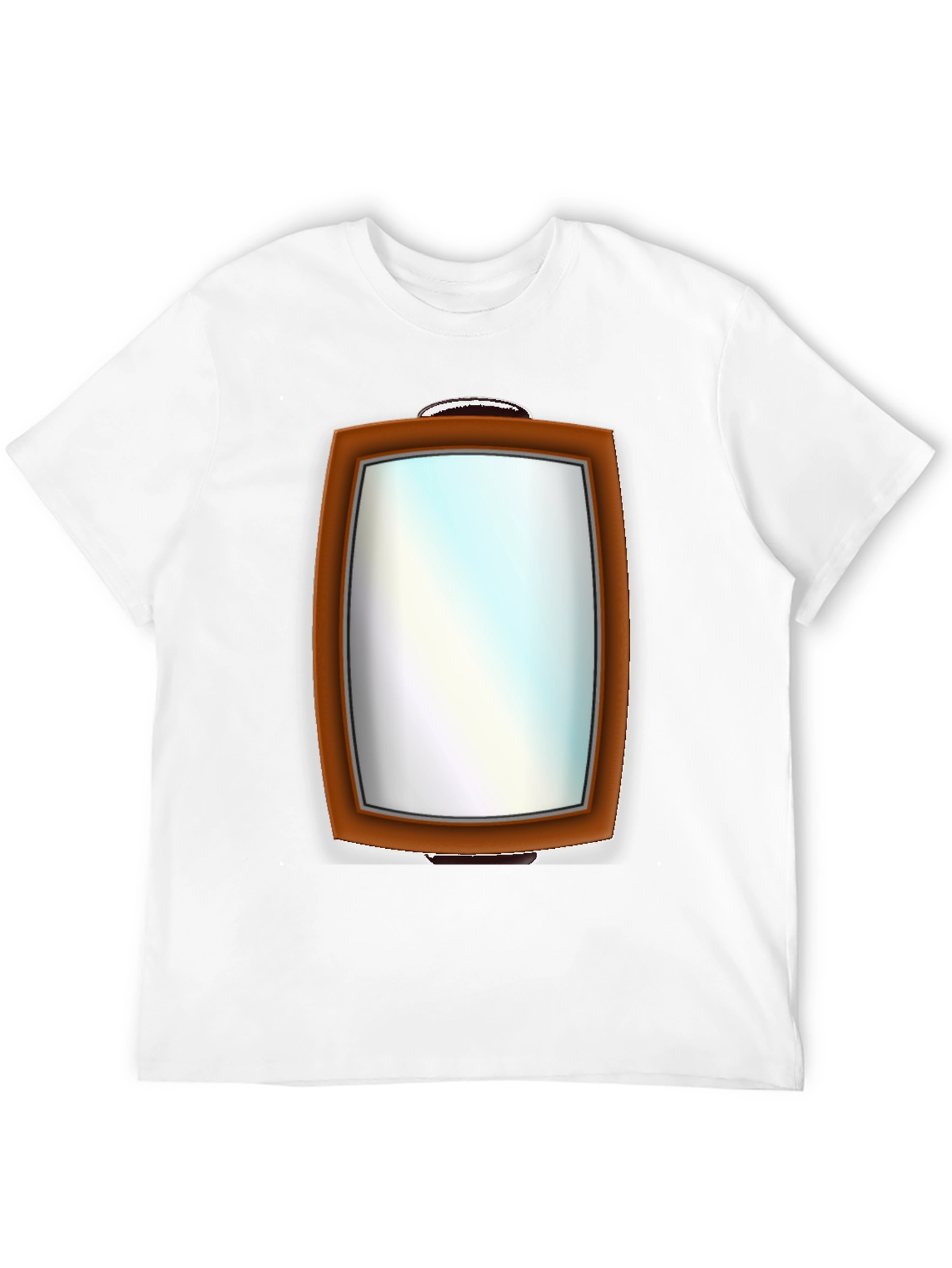 Mirror Graphic Tee - Funny Illusion T-Shirt
