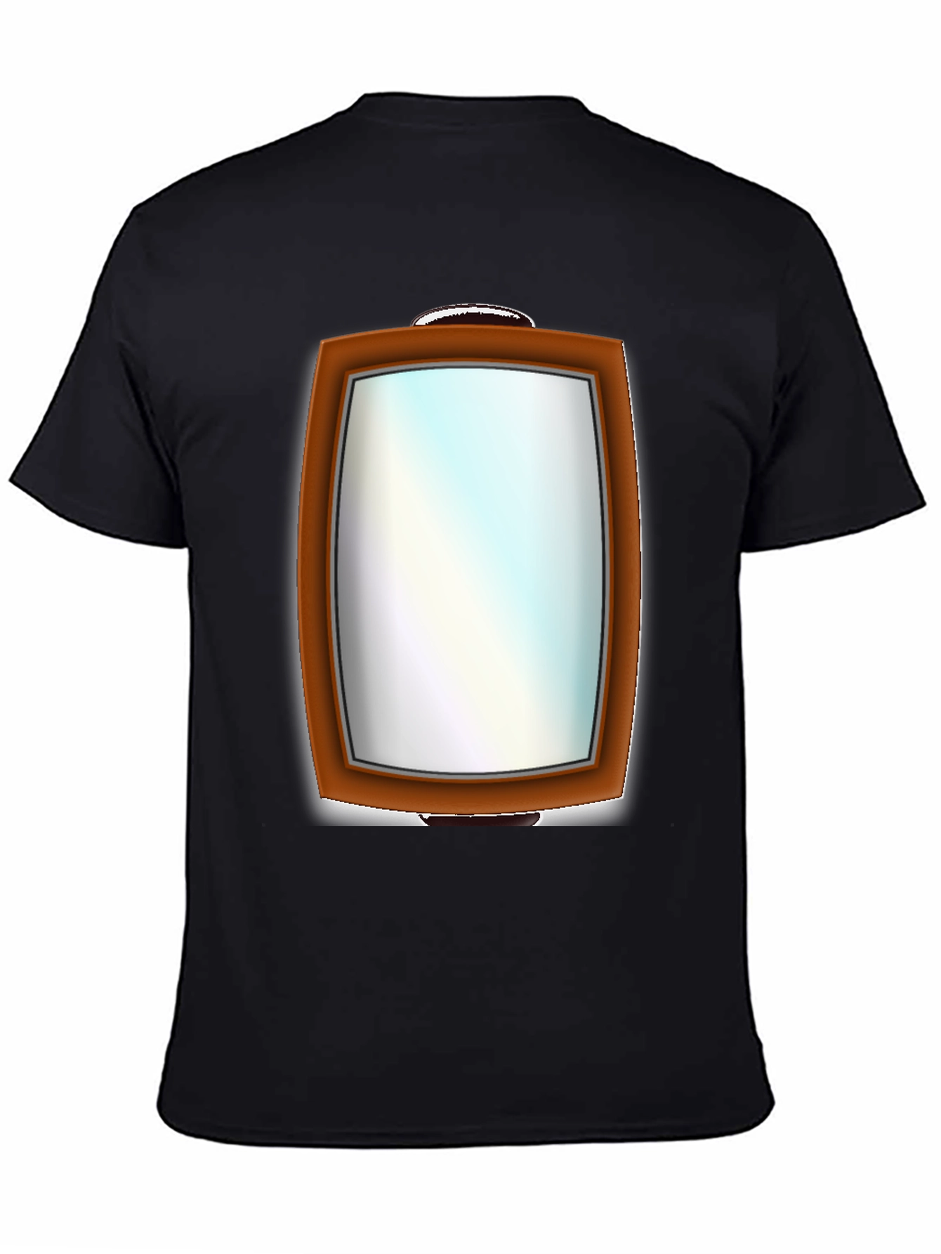 Mirror Graphic Tee - Funny Illusion T-Shirt