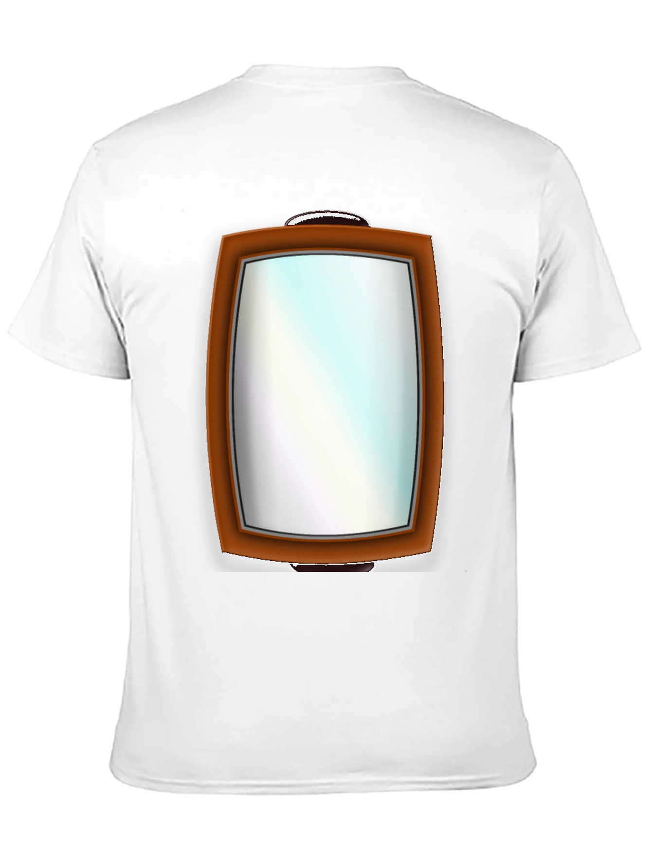 Mirror Graphic Tee - Funny Illusion T-Shirt