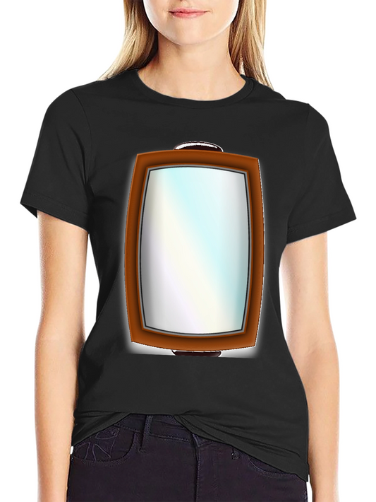 Mirror Graphic Tee - Funny Illusion T-Shirt