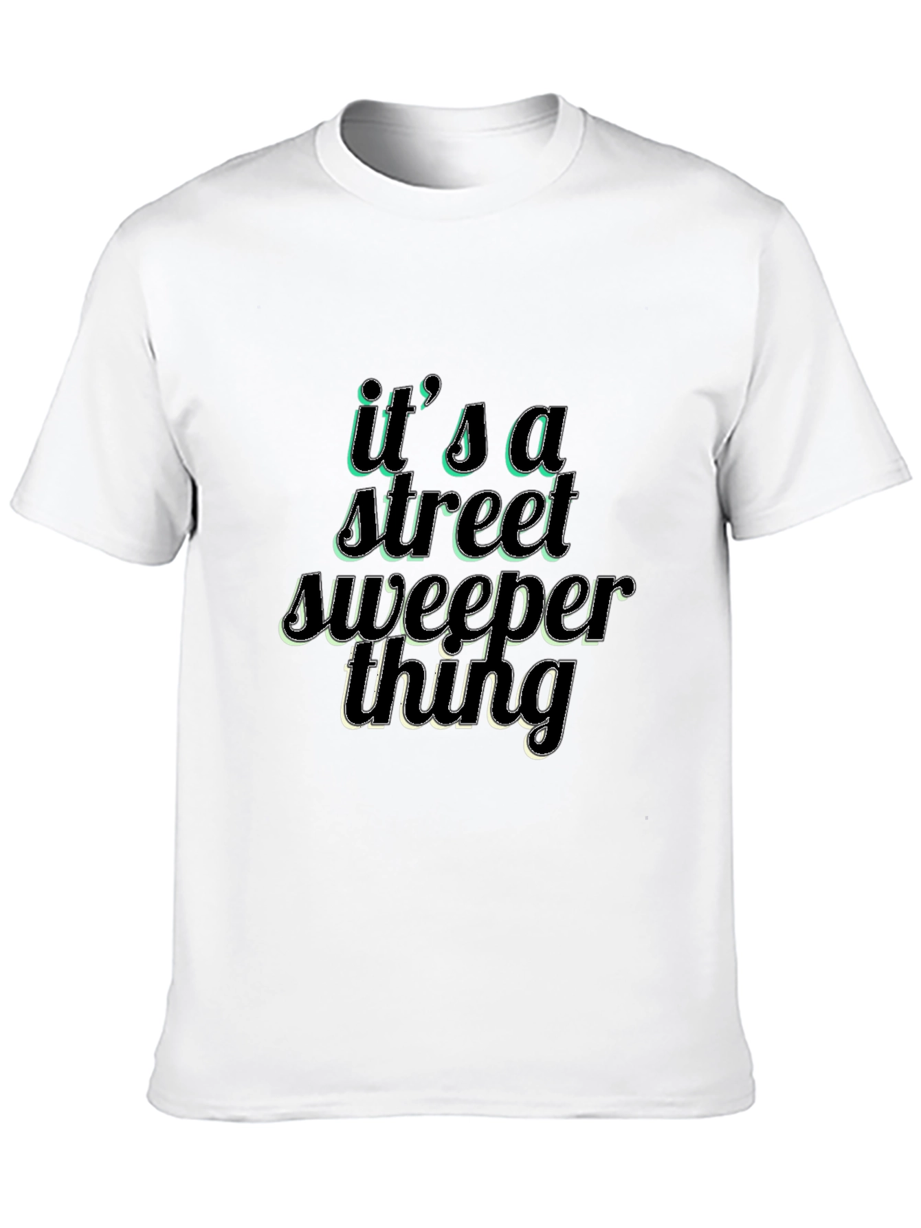 Street Sweeper Thing Black T-Shirt