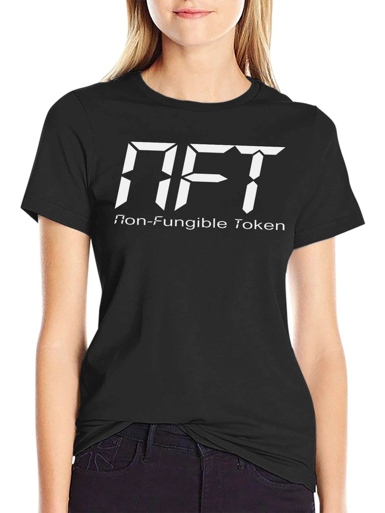 NFT Non-Fungible Token Black Graphic Tee