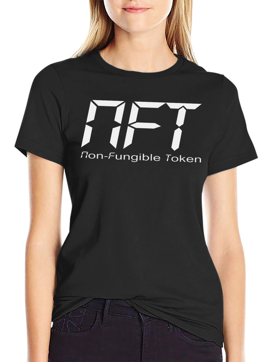 NFT Non-Fungible Token Black Graphic Tee