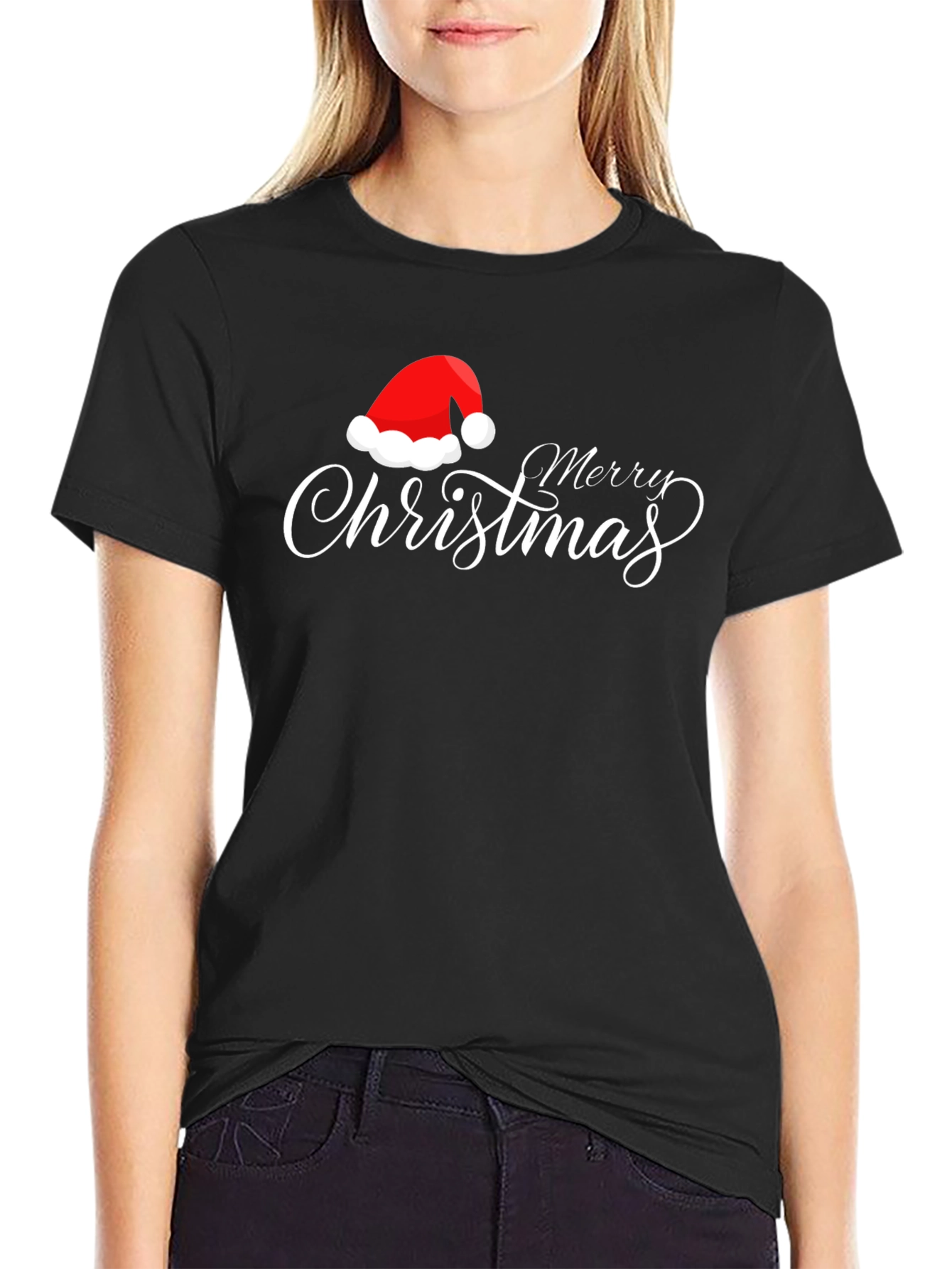 Festive Merry Christmas Graphic Tee