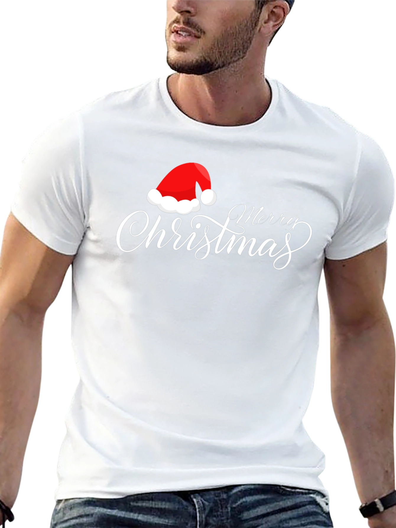 Festive Merry Christmas Graphic Tee