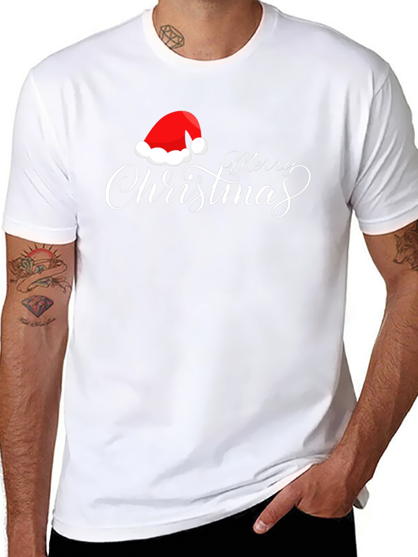 Festive Merry Christmas Graphic Tee