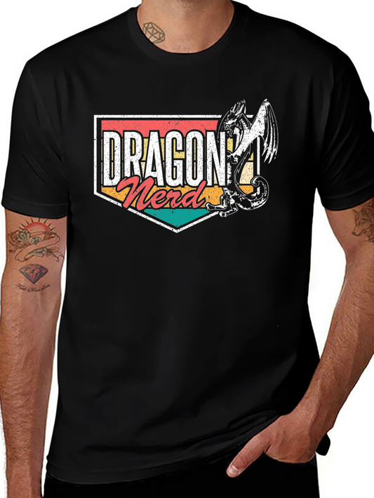 Dragon Nerd T-Shirt - Fantasy Geek Tee