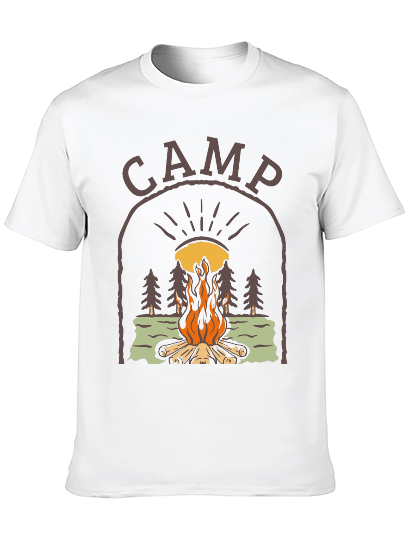 Camp Bonfire Graphic Tee - Unisex Relaxed Fit