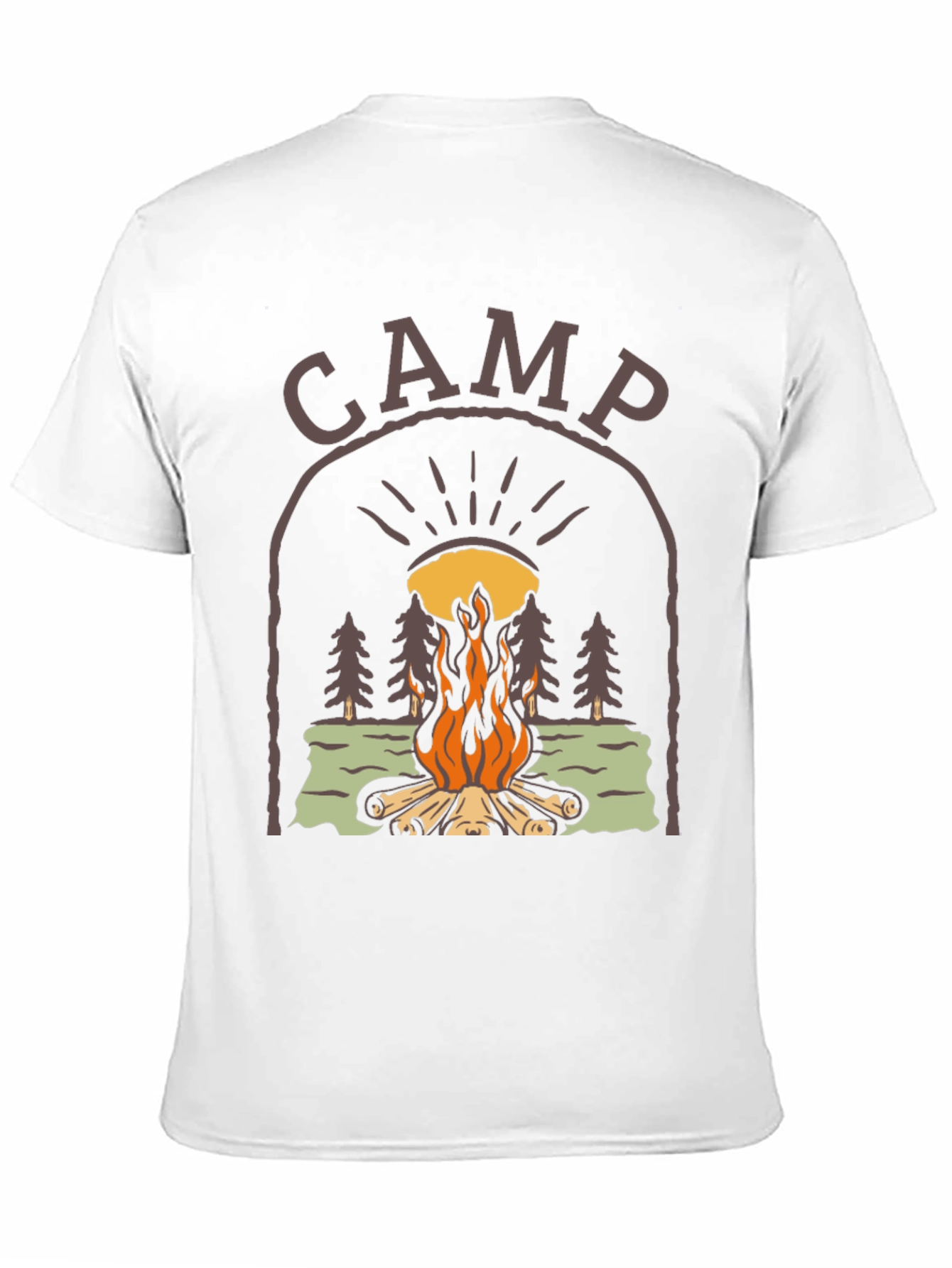 Camp Bonfire Graphic Tee - Unisex Relaxed Fit