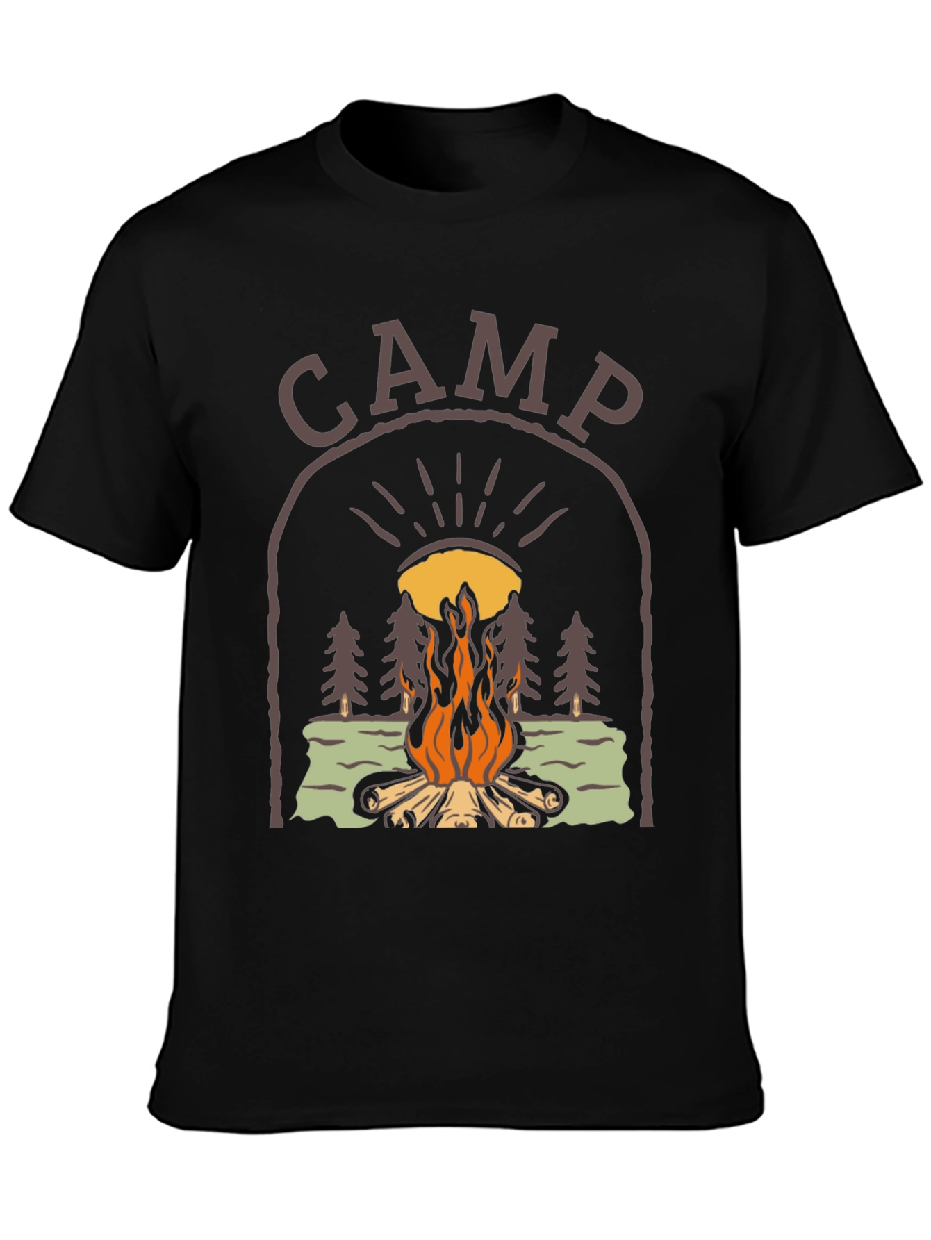 Camp Bonfire Graphic Tee - Unisex Relaxed Fit