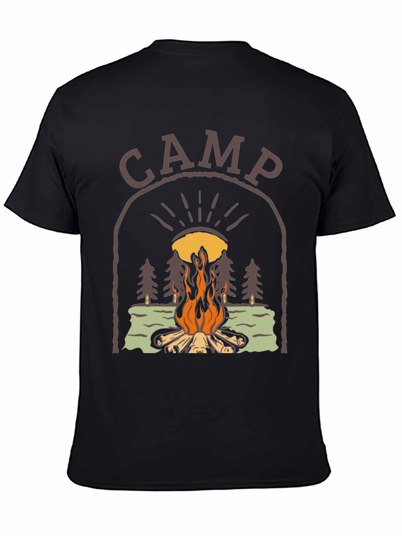 Camp Bonfire Graphic Tee - Unisex Relaxed Fit