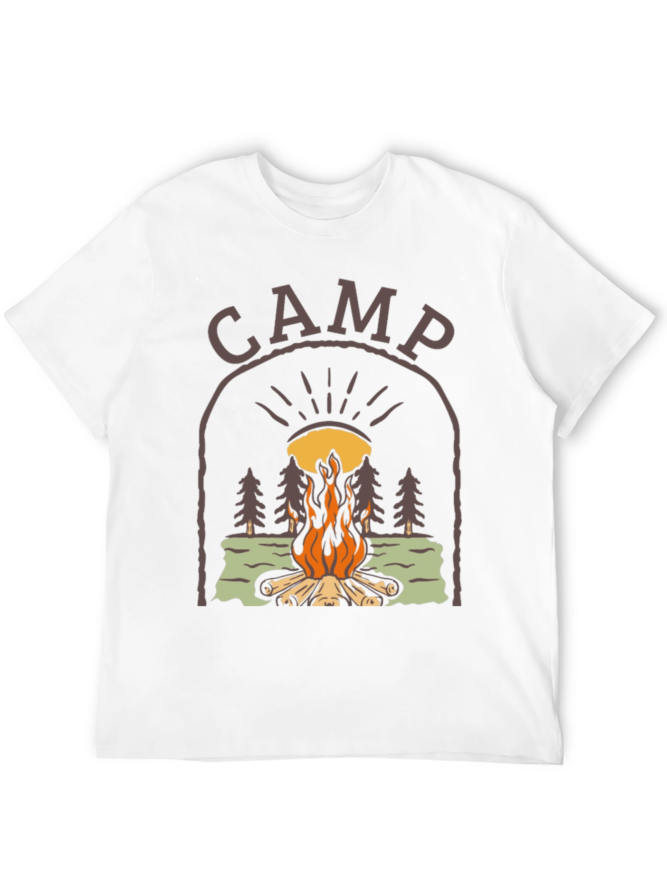 Camp Bonfire Graphic Tee - Unisex Relaxed Fit